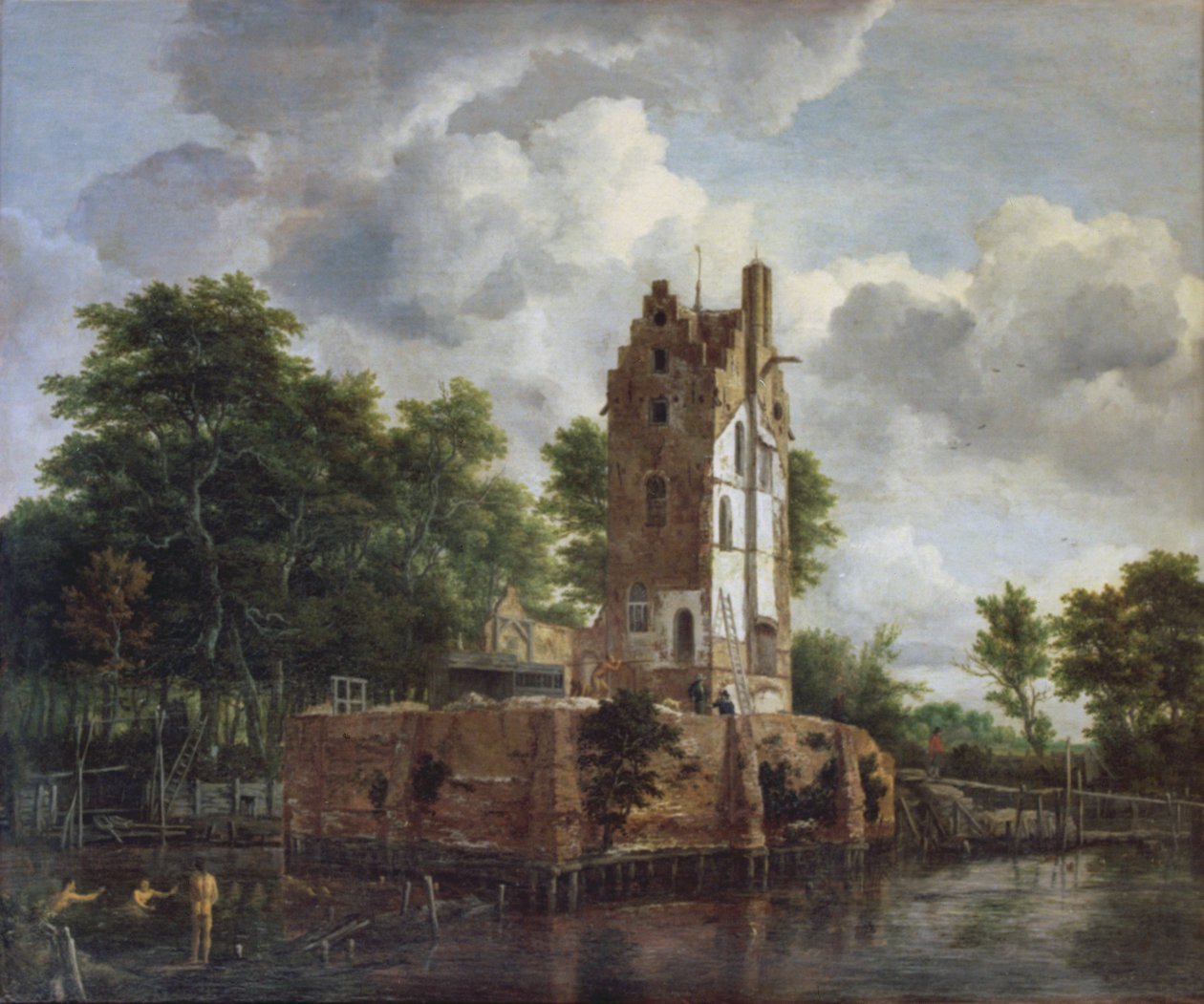 Kyrkans torn av Jacob van Ruisdael