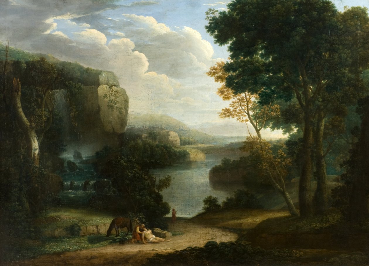Den barmhärtige samariten av Jacob (attr.to) More