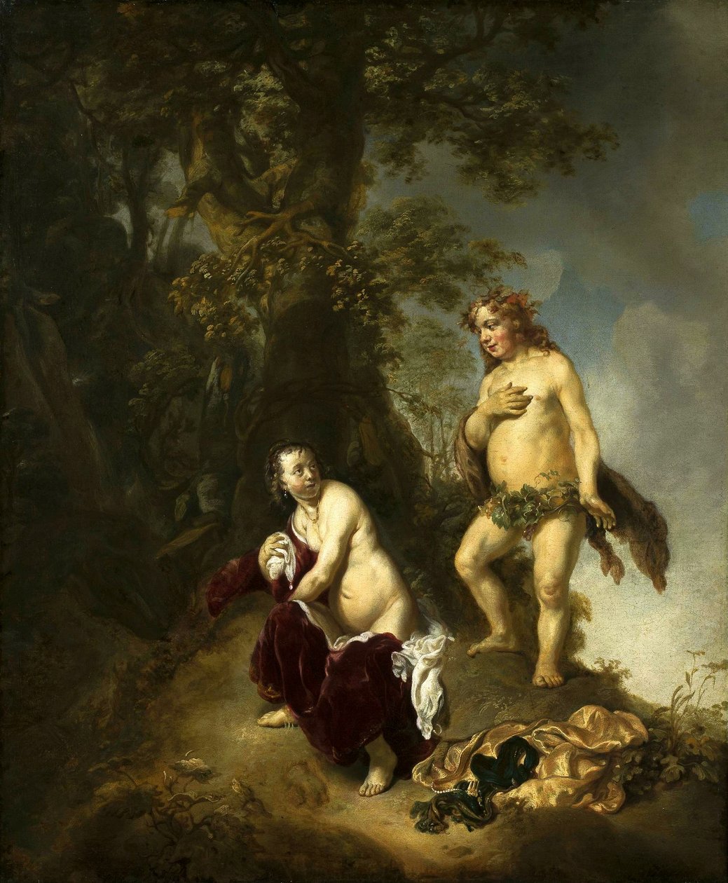 Bacchus och Ariadne av Jacob Adriaensz Backer