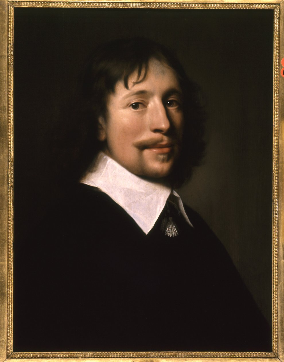 Porträtt av en man av Jacob Adriensz Backer