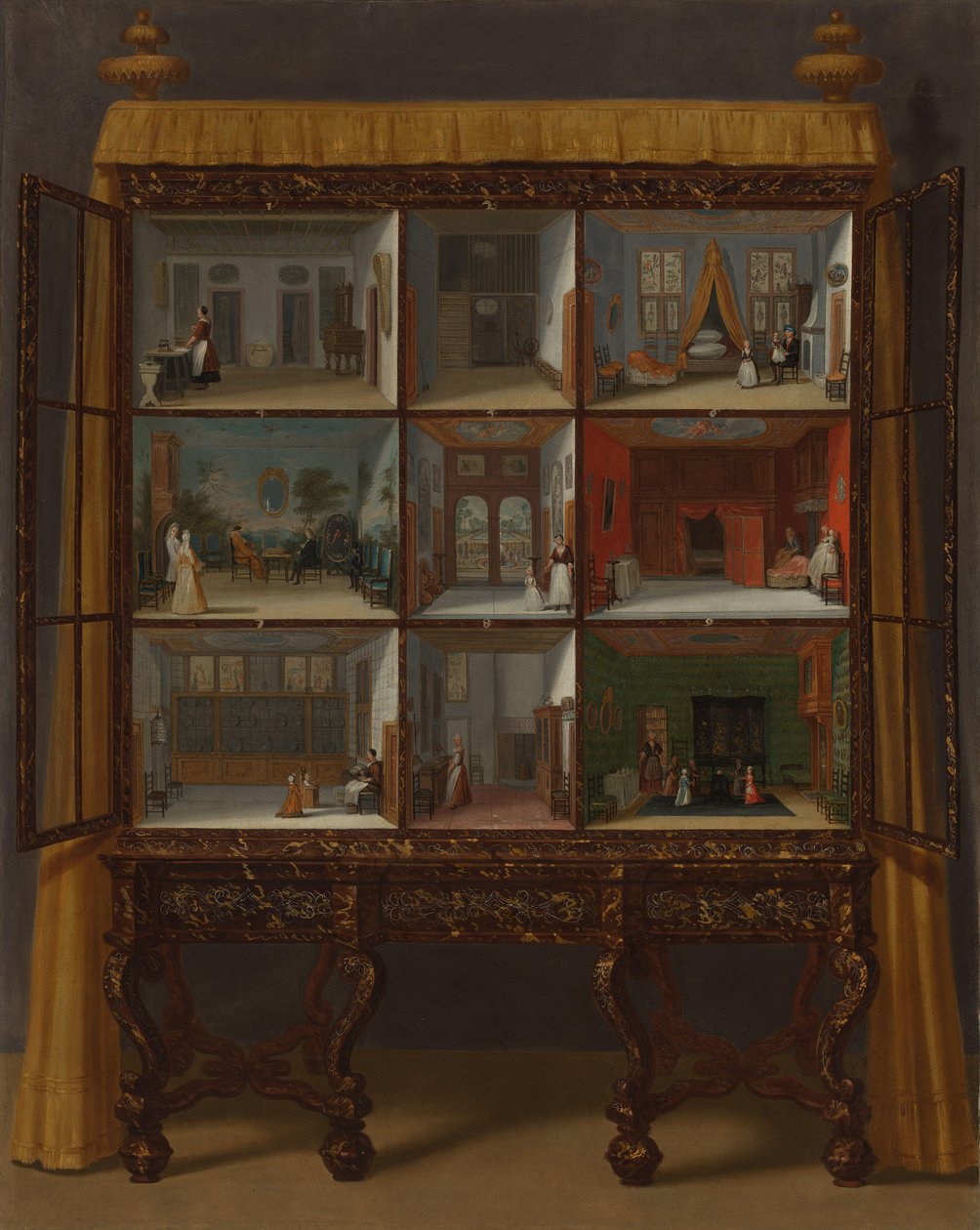 Petronella Oortmans dockhus Petronella Oortmans dockhus (1655/56-1716) av Jacob Appel (I)