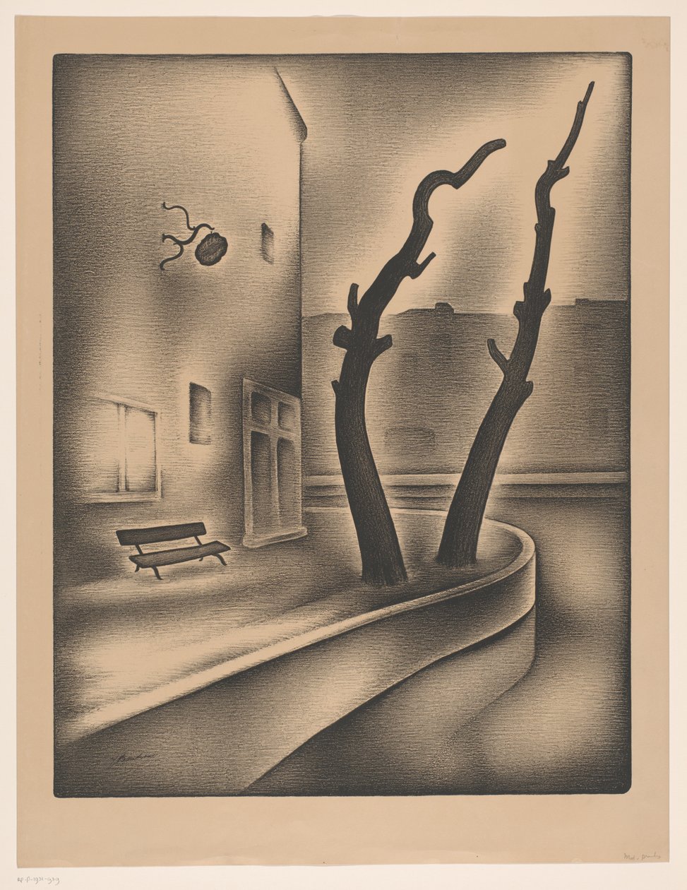 Hörn av en kanal av Jacob Bendien (signed by artist)