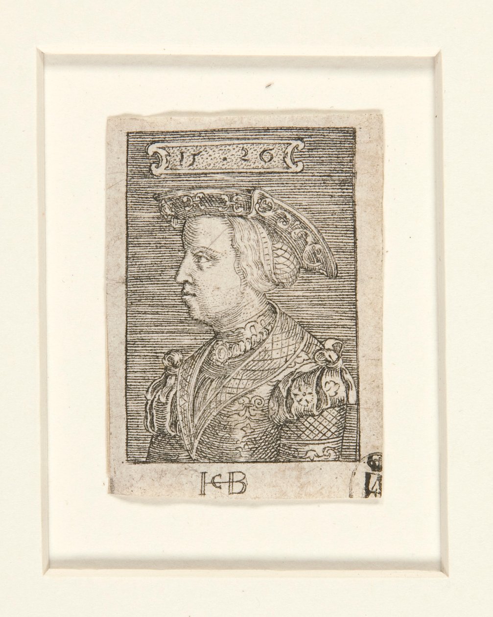 Claude, drottning av Frankrike, dotter till Ludvig XII av Frankrike och Anne av Bretagne, fru till Frans I av Jacob Binck