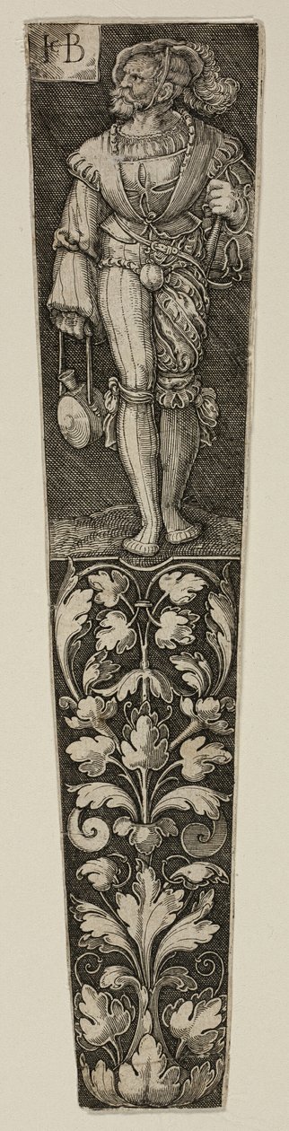 Dolkslida med en Landsknecht av Jacob Binck