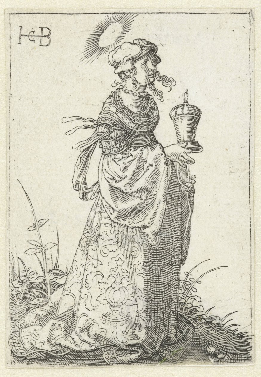 Maria Magdalena träffade zalfpot av Jacob Binck
