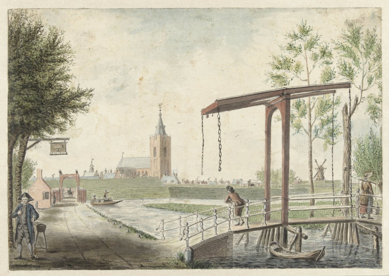 Utsikt över Naarden av Jacob Bolten