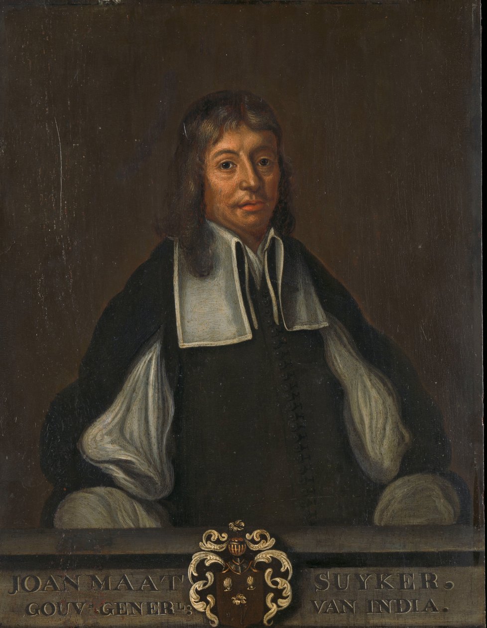 Porträtt av Joan Maetsuyker, generalguvernör i Nederländska Ostindien av Jacob Coeman (copy after)