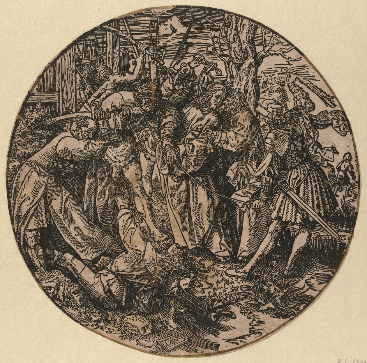 Judaskyssen The Round Passion (serietitel) av Jacob Cornelisz van Oostsanen