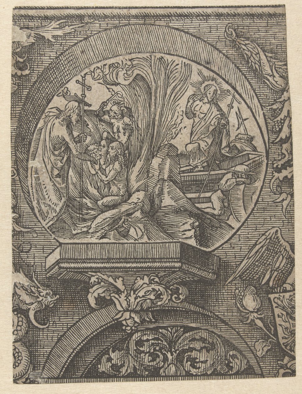 Kristi himmelsfärd och uppståndelse The Creed (serietitel) av Jacob Cornelisz van Oostsanen