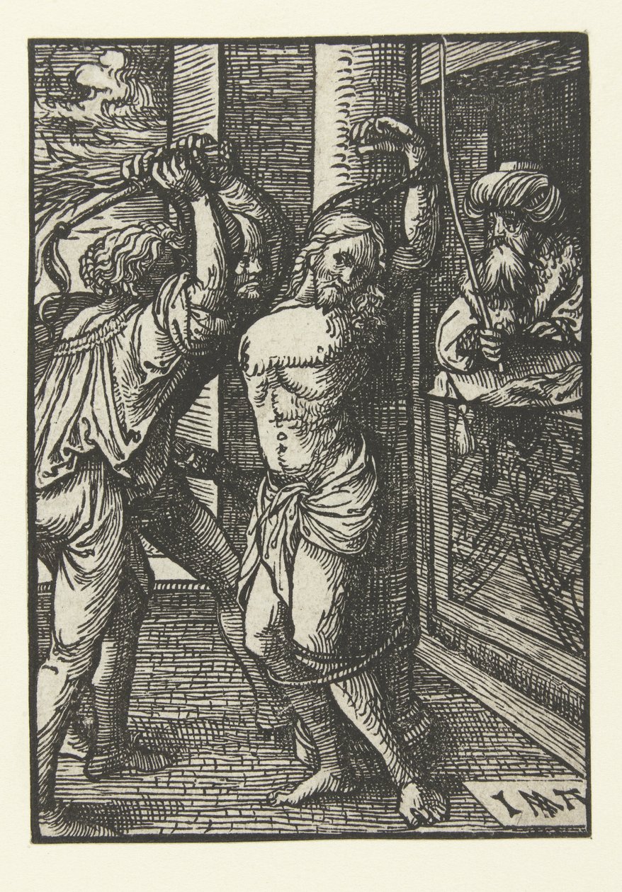 Kristi gissel The Little Passion (serietitel) av Jacob Cornelisz van Oostsanen