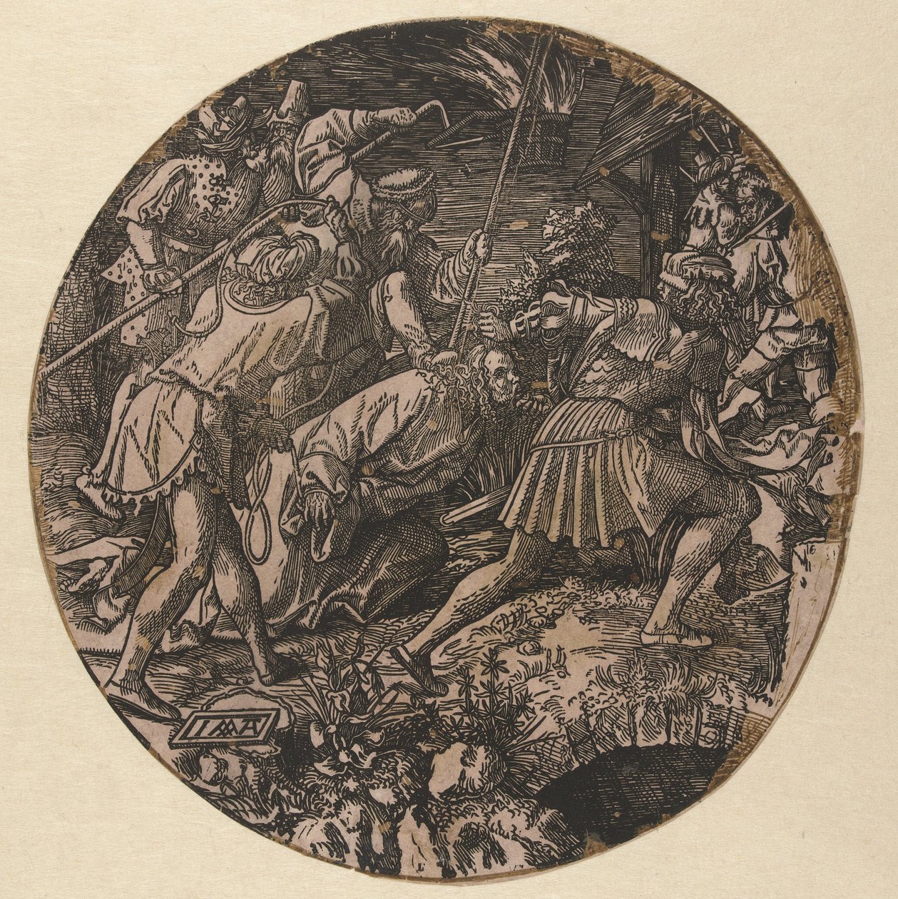 Kristi fångenskap The Round Passion (serietitel) av Jacob Cornelisz van Oostsanen