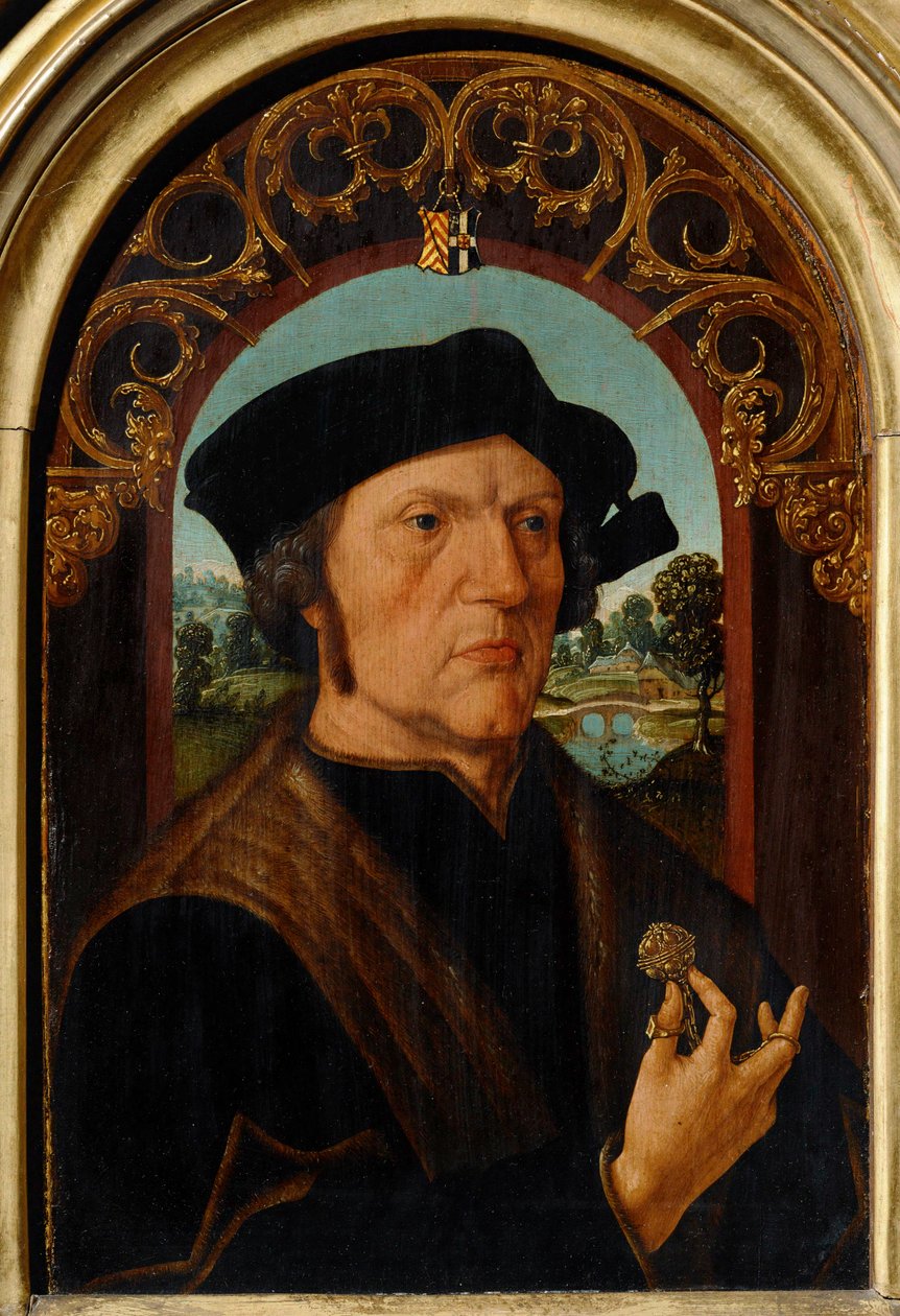 Jan Geritsz van Egmond, Bailli de Nieuwburg ... av Jacob Cornelisz van Oostsanen
