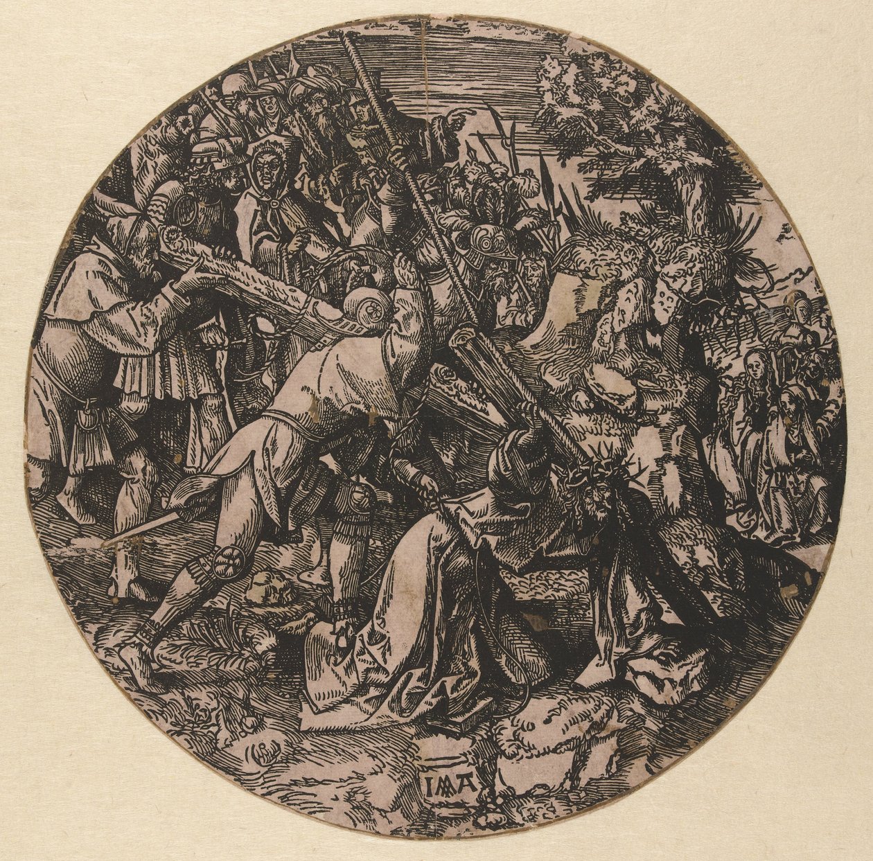 Att bära korset The Round Passion (serietitel) av Jacob Cornelisz van Oostsanen