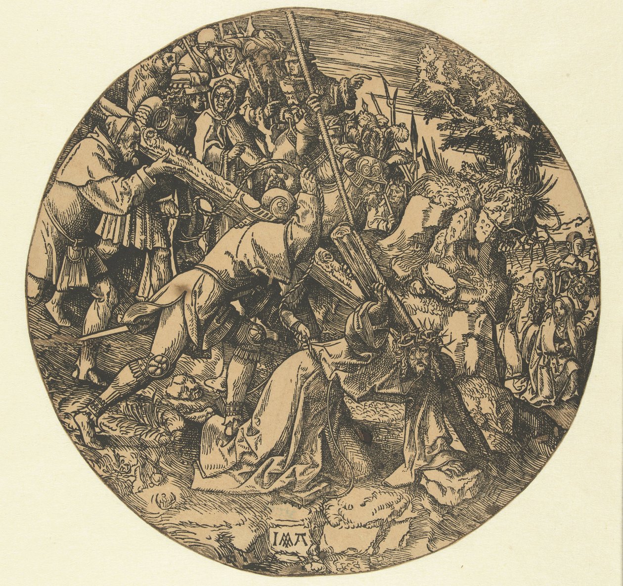 Att bära korset The Round Passion (serietitel) av Jacob Cornelisz van Oostsanen