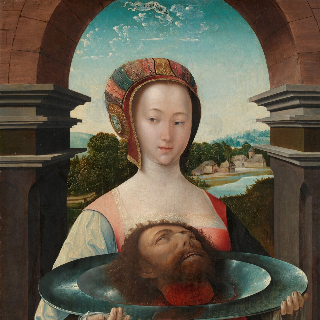 Salome med Johannes Döparens huvud Salome och Johannes Döparens huvud av Jacob Cornelisz van Oostsanen