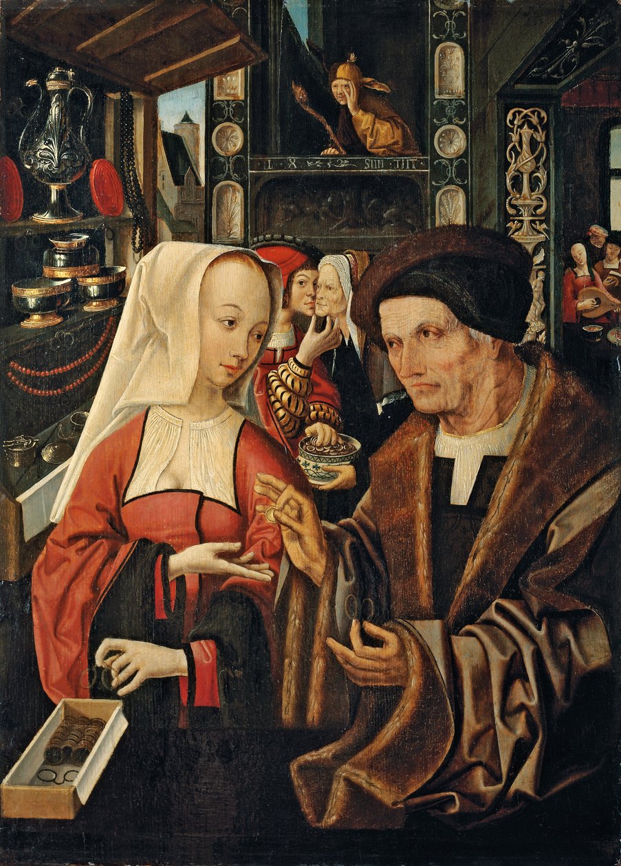 The Ill-matched Lovers av Jacob Cornelisz van Oostsanen