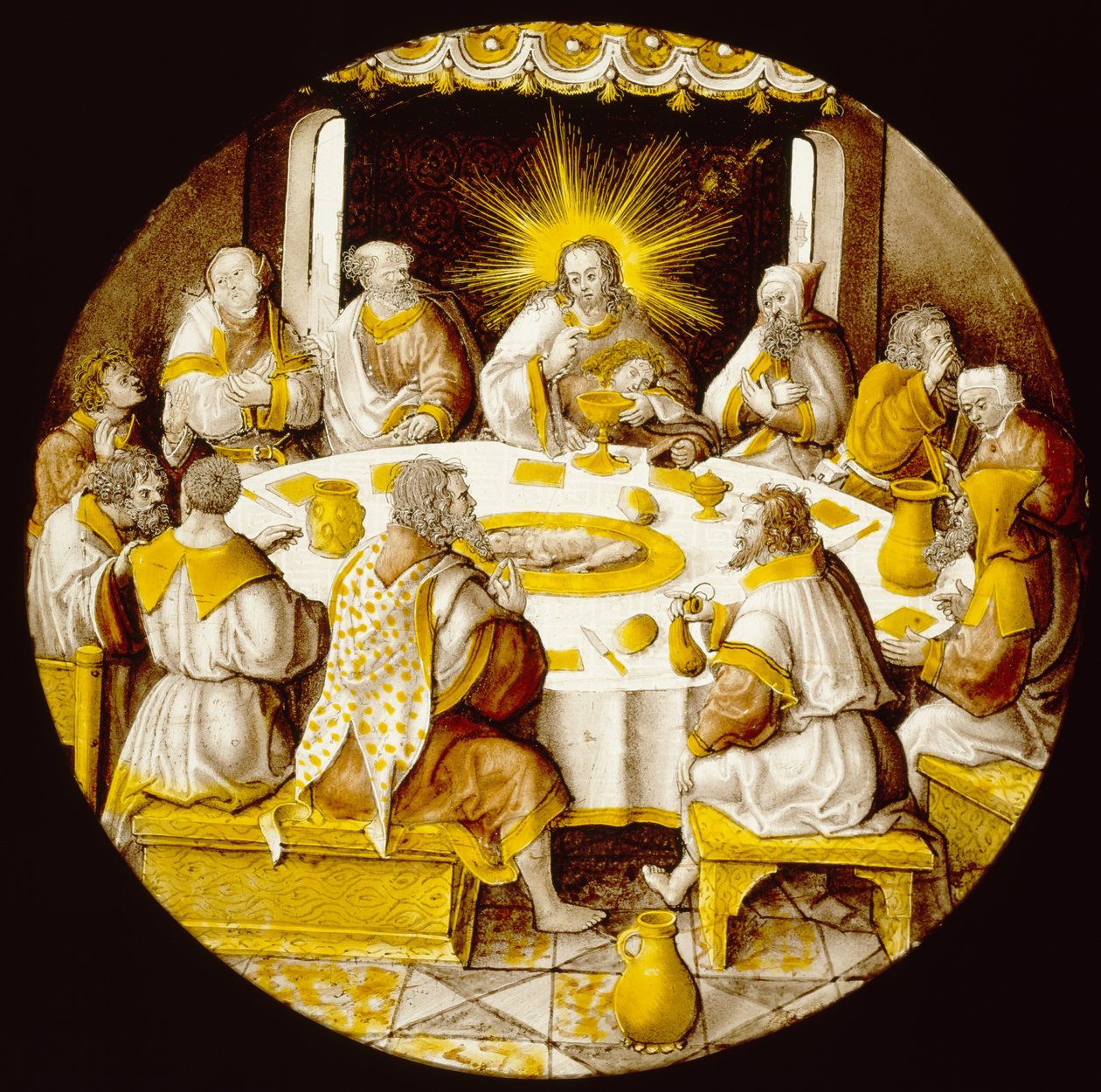 Sista måltiden av Jacob Cornelisz van Oostsanen