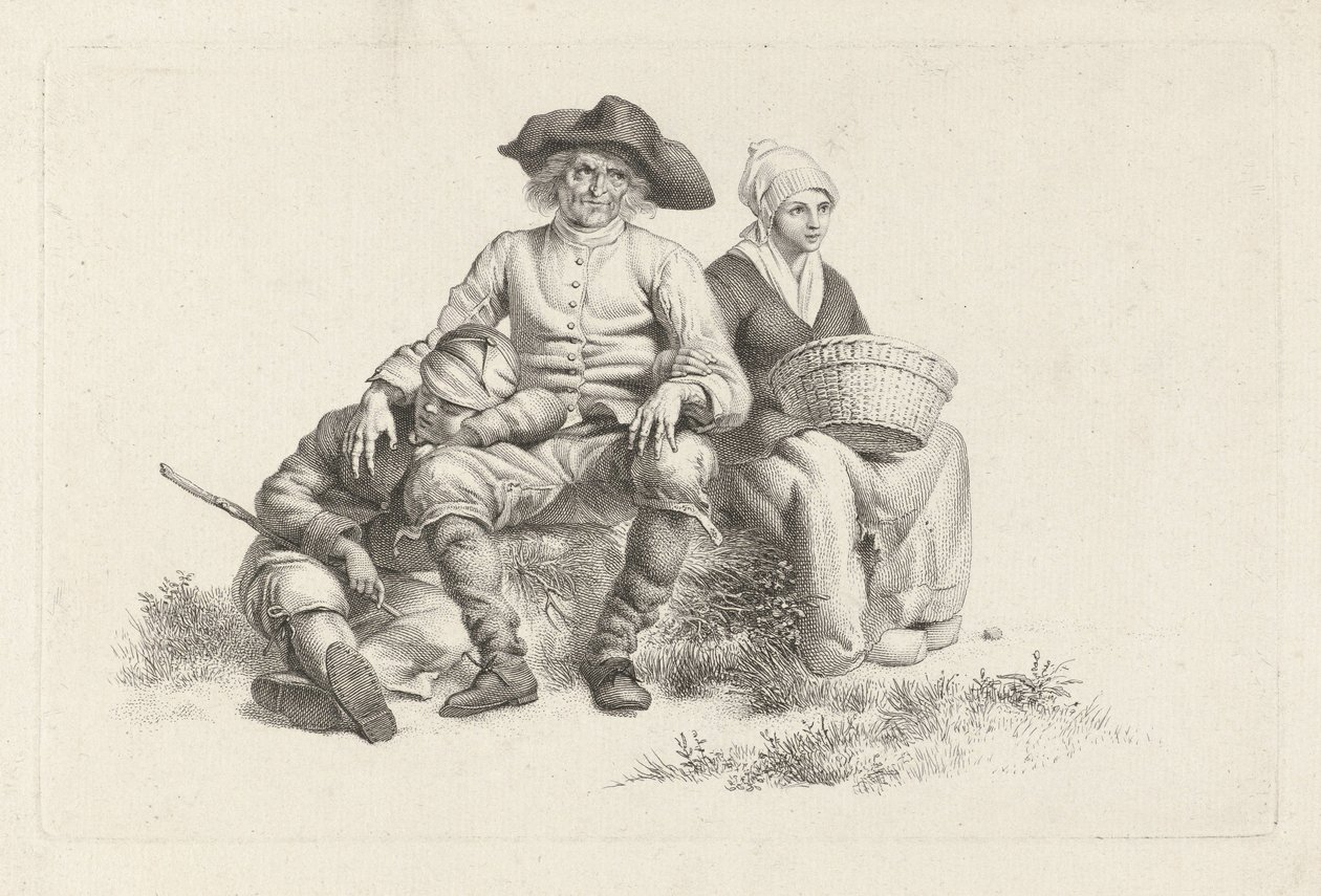 Bondefamilj Studietryck / Etudes gravées (serietitel) av Jacob Ernst Marcus