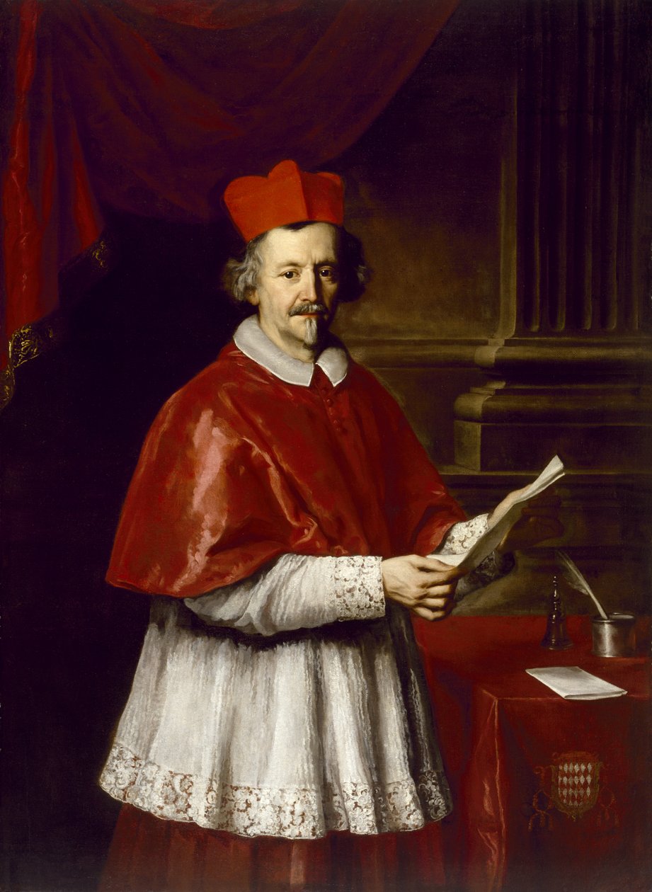 Kardinal Giulio Spinola, ca 1675 av Jacob Ferdinand Voet