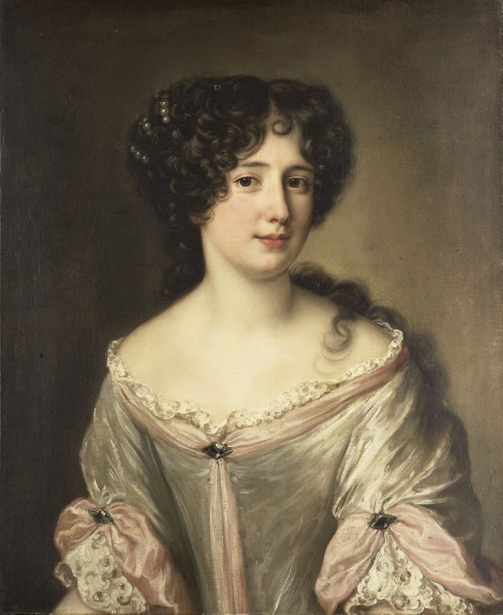 Holländska: Porträtt av La Duchessa Maria Mancini Colonna (1646-1699) Porträtt av Maria Mancini Colonna (1639-1715) av Jacob Ferdinand Voet