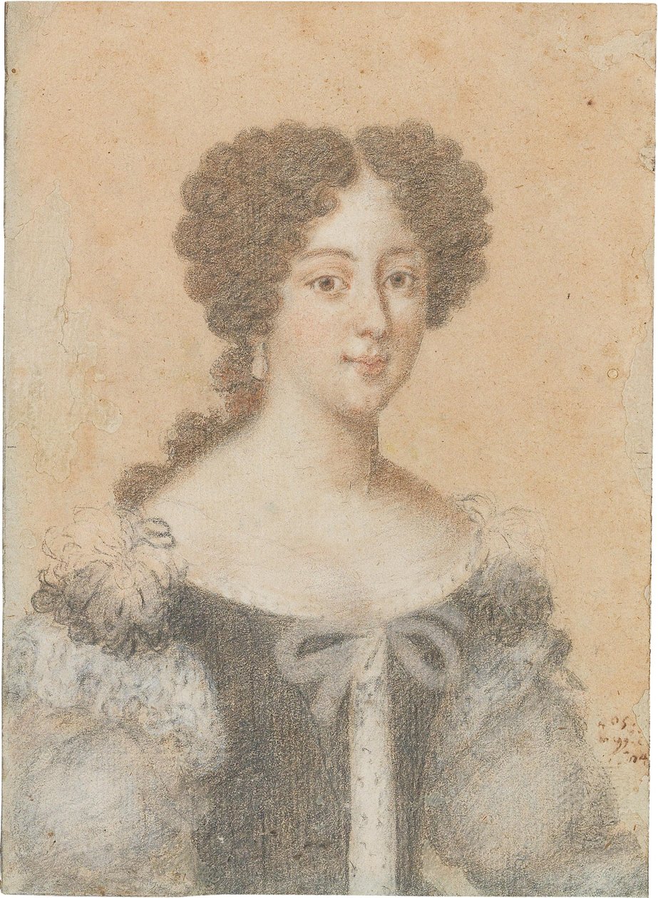 Porträtt av Clelia Cesarini Colonna 1655-1735, hertiginna av Sonnino. av Jacob Ferdinand Voet