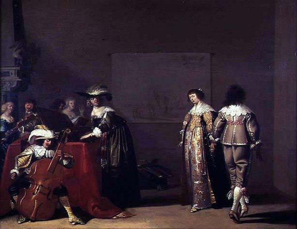 En musikfest av Jacob Fransz van der Merck
