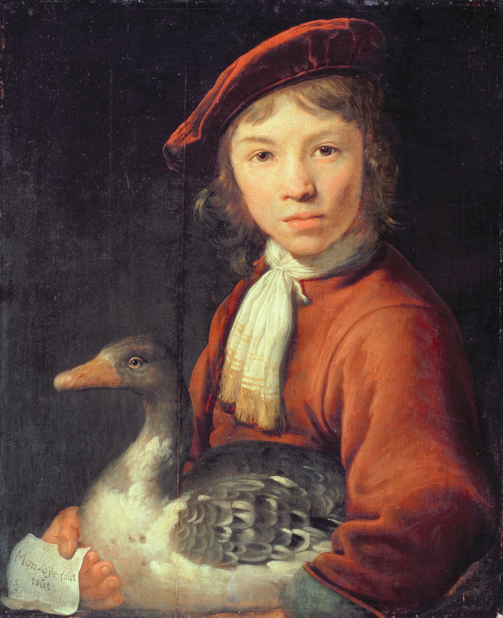 Pojke med en gås av Jacob Gerritsz Cuyp