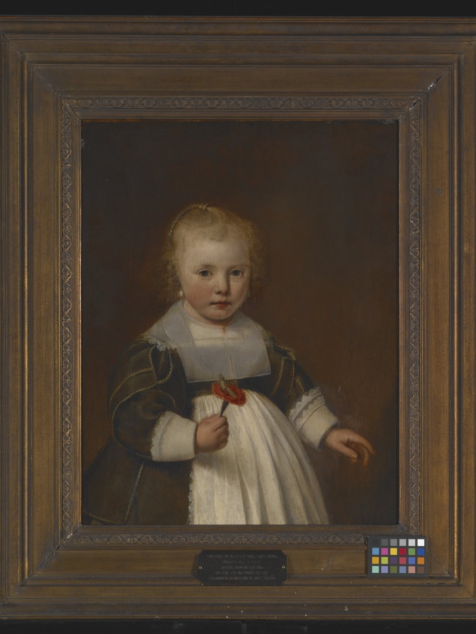 Porträtt av en liten flicka (olja på trä) av Jacob Gerritsz Cuyp