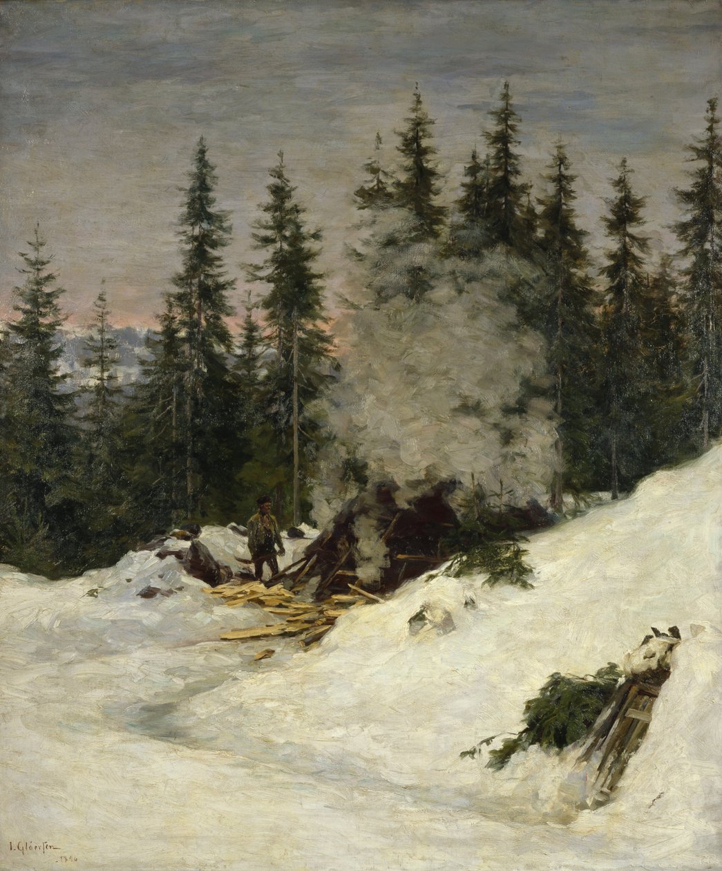 Kolförbränning av Jacob Gloersen