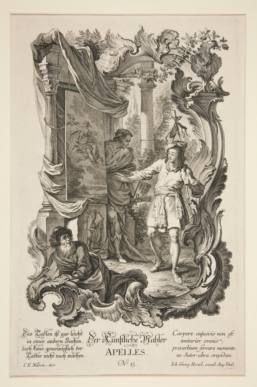 Den konstnärliga Mahler, Apelles av Jacob Gottlieb Thelot