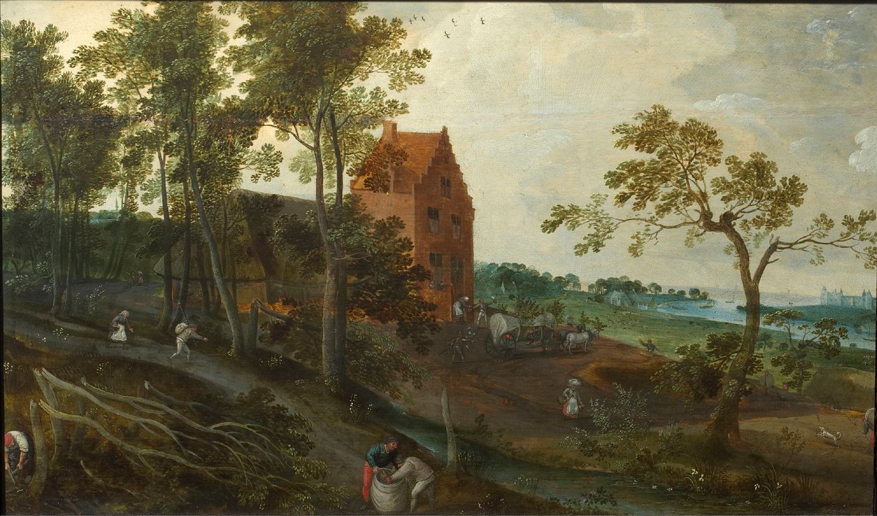 De fyra årstiderna: Sommaren, 1577. av Jacob Grimmer