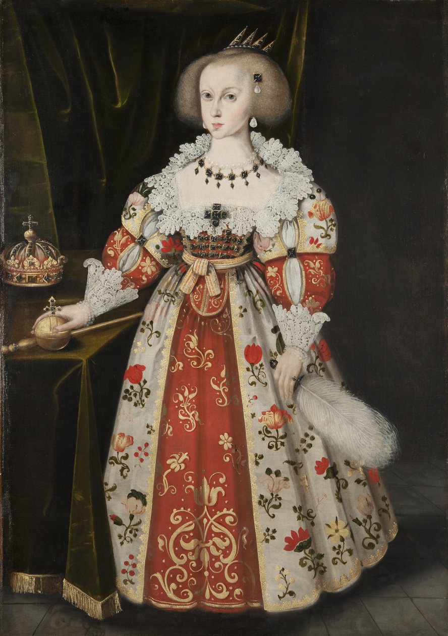 Drottning Kristina som barn, c.1635-40 av Jacob Heinrich Elbfas