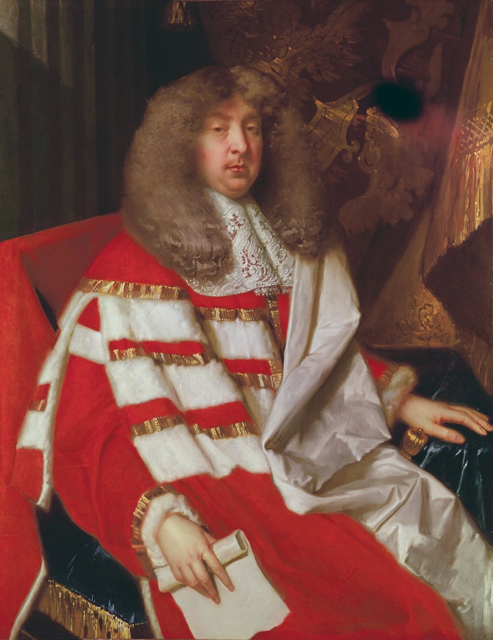 Porträtt av John Maitland (1616-82), hertig av Lauderdale, av Jacob Huysmans