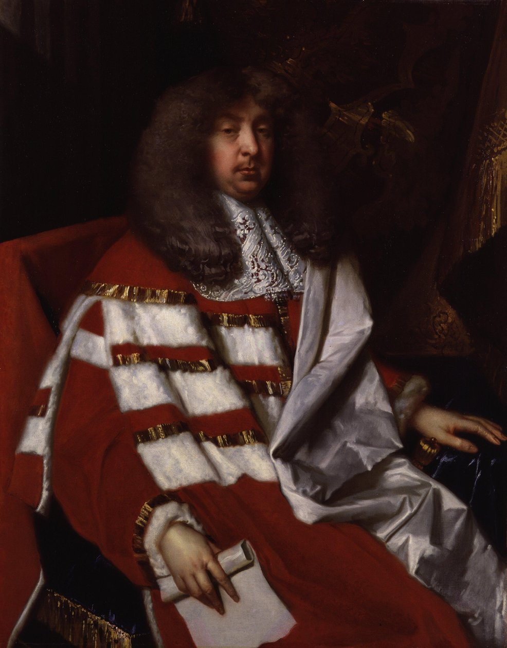 Porträtt av John Maitland, hertig av Lauderdale (1616-1682) av Jacob Huysmans
