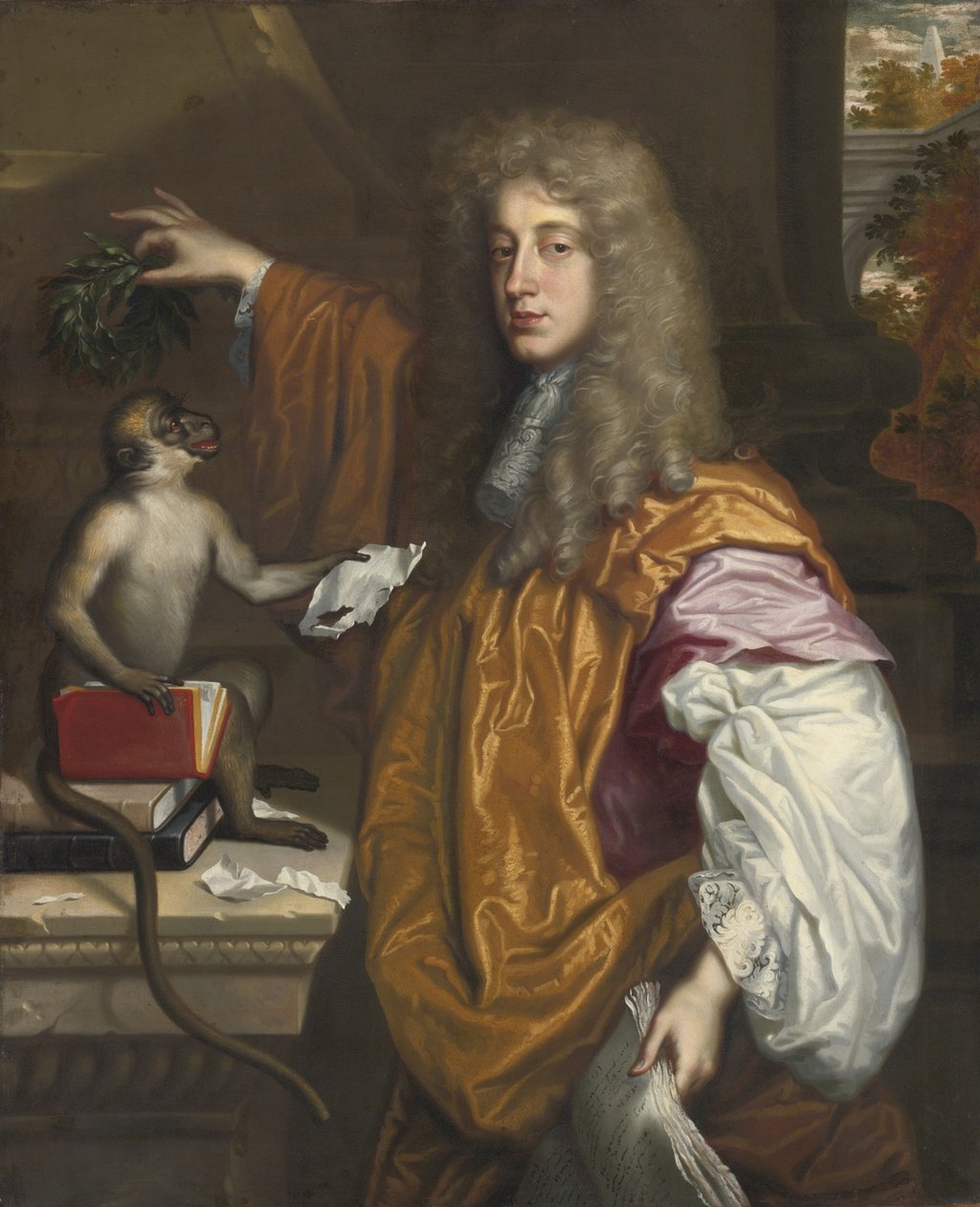 Porträtt av John Wilmot, 2nd Earl of Rochester 1647-1680 av Jacob Huysmans