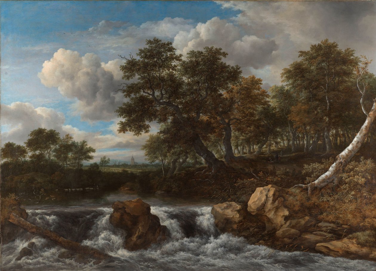 Landskap med vattenfall Landskap med vattenfall av Jacob van Ruisdael
