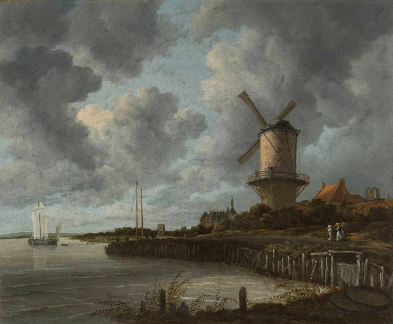 Väderkvarnen vid Wijk bij Duurstede Väderkvarnen vid Wijk bij Duurstede av Jacob van Ruisdael