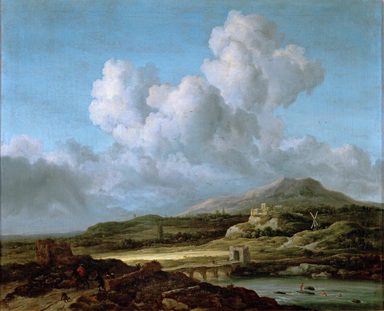 Le coup de soleil - solstrålen ... av Jacob Isaaksz. or Isaacksz. van Ruisdael