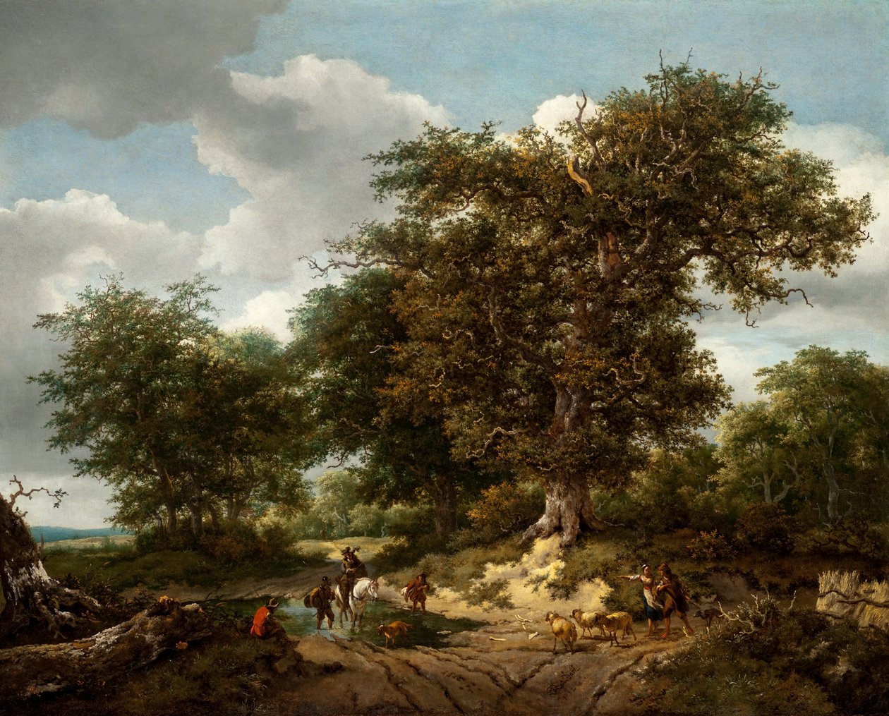 Den stora eken, 1652 av Jacob van Ruisdael