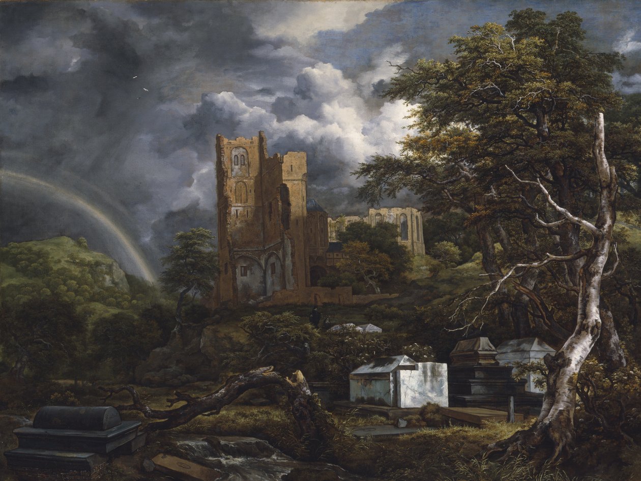 Judiska kyrkogården, ca 1654-55 av Jacob van Ruisdael