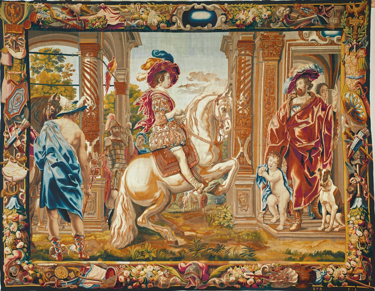 En ridlektion för kung Ludvig XIII ... av Jacob Jordaens