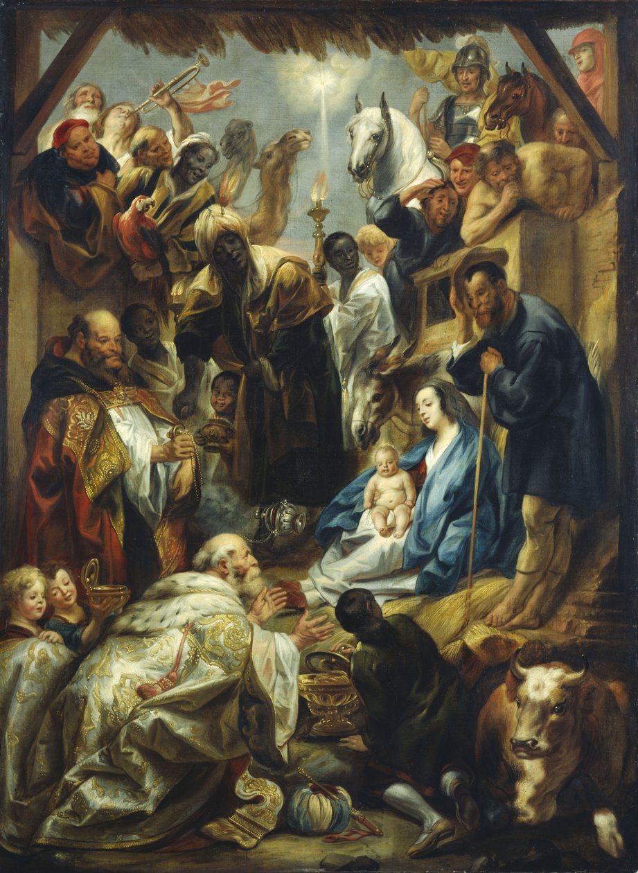 Konungarnas tillbedjan av Jacob Jordaens