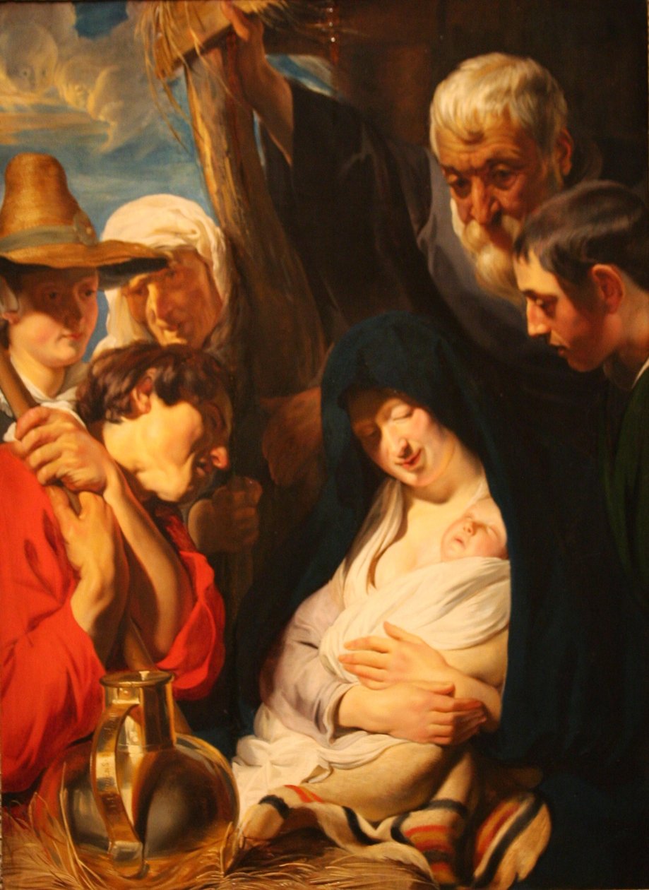 Herdarnas tillbedjan av Jacob Jordaens