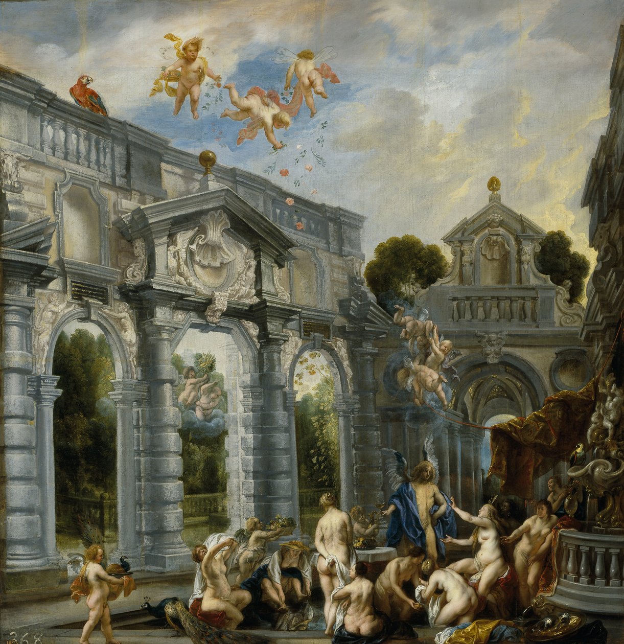 Amor och Psyche av Jacob Jordaens