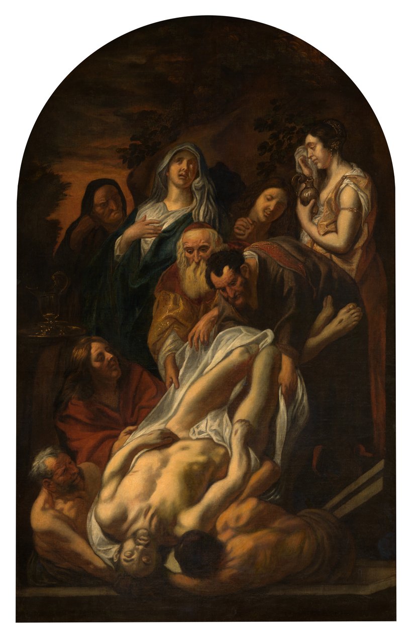 Kristi begravning av Jacob Jordaens