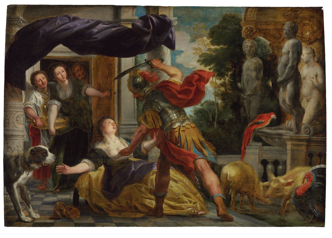 Circe och Odysseus av Jacob Jordaens