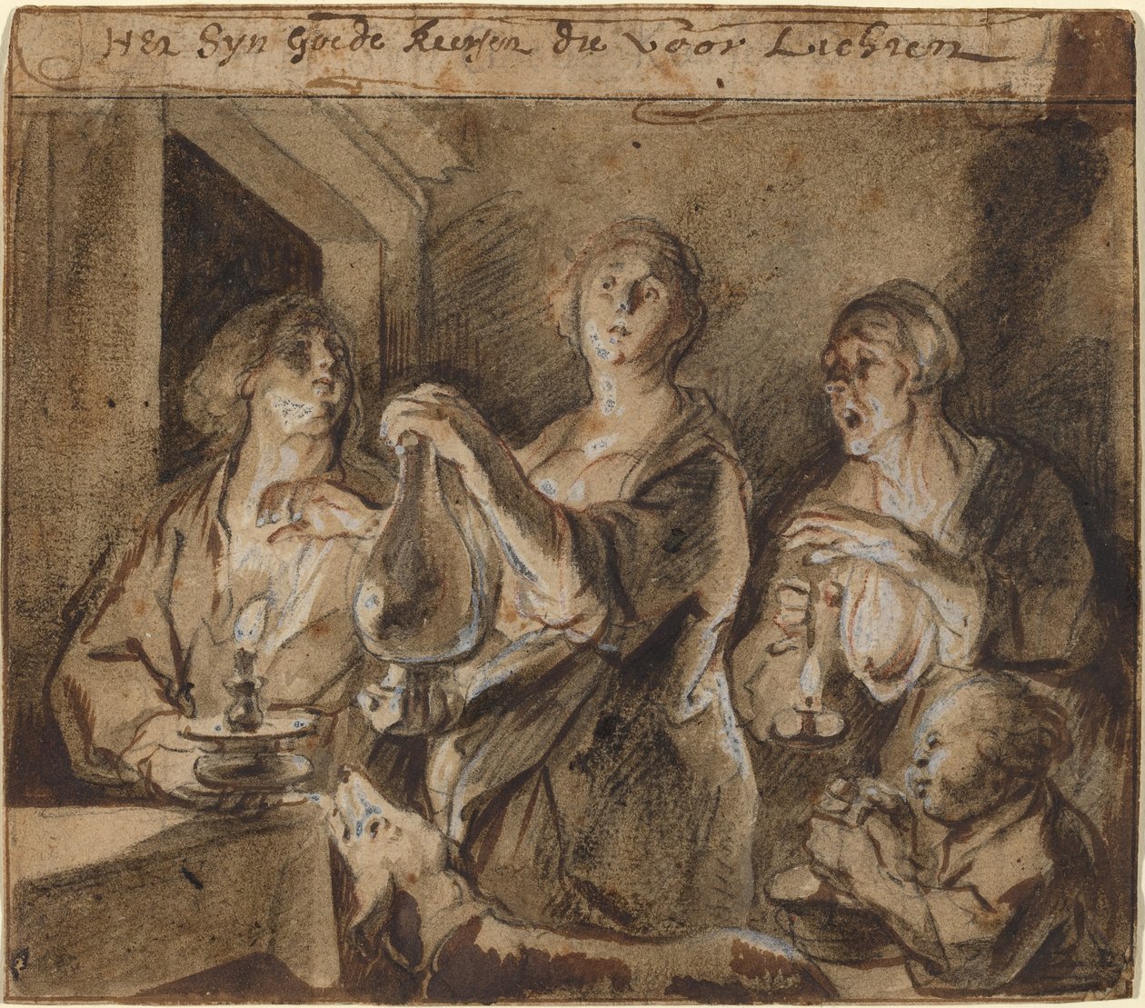 "Det är bra ljus som lyser upp vägen" av Jacob Jordaens