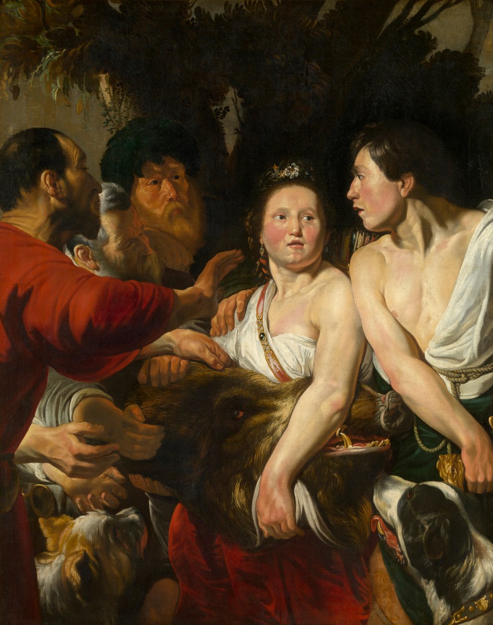 Meleager och Atalante av Jacob Jordaens