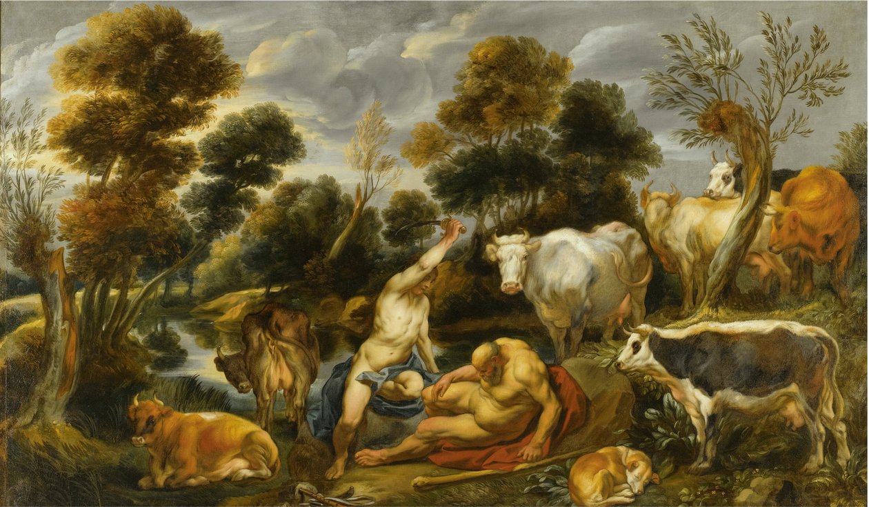 Merkurius halshugger Argus (Ovidius, Met.I, 568-721) av Jacob Jordaens