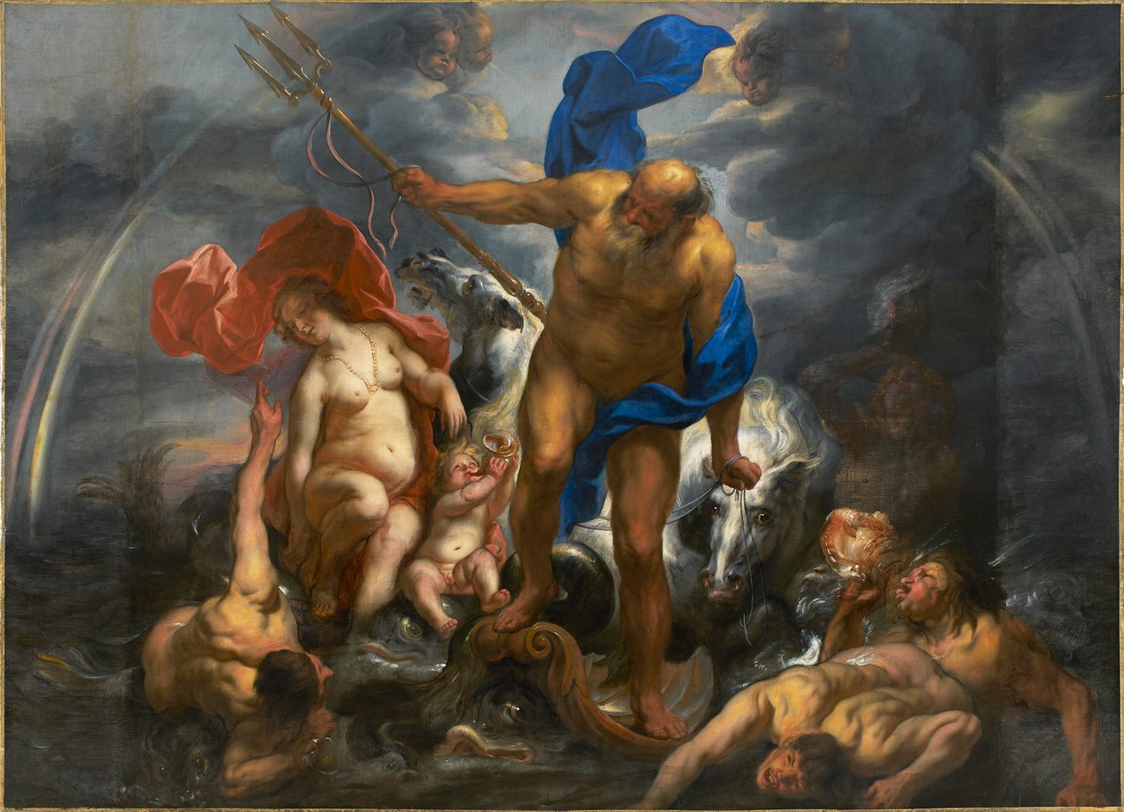 Neptunus och amfitrit, 1644. av Jacob Jordaens